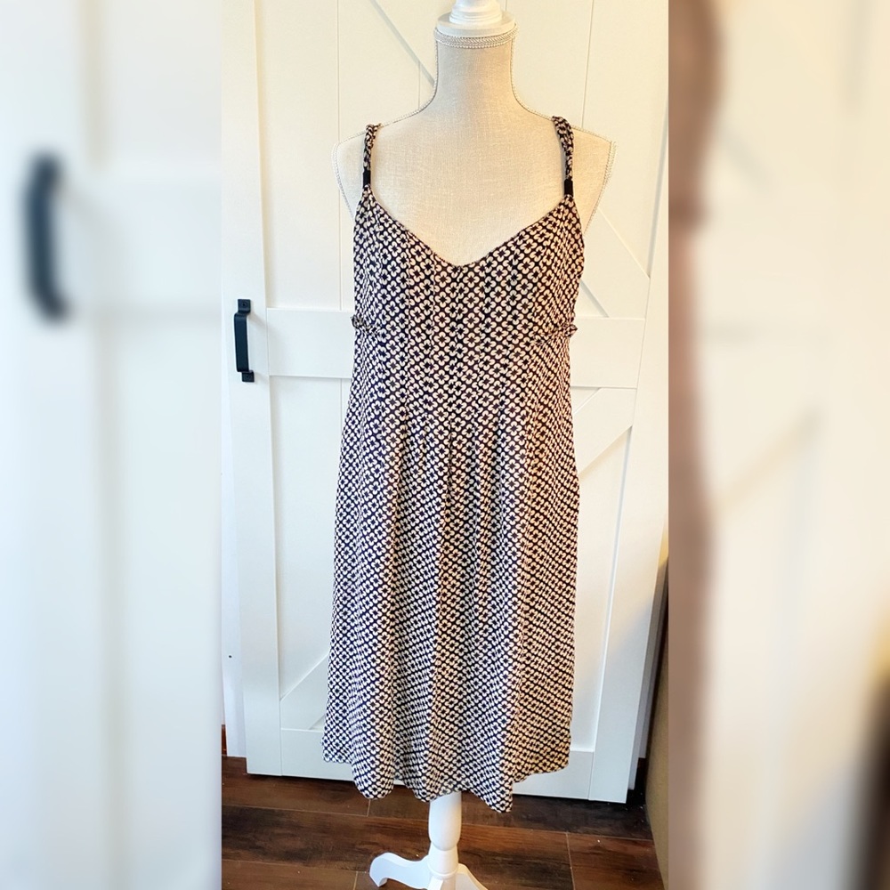 Tory Burch flowy summer silk dress flower print